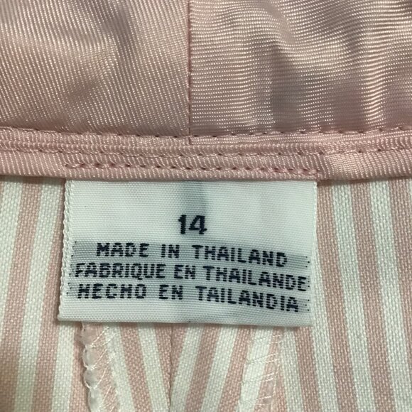 Tommy Hilfiger, Pink and White Striped Capri Pants Size 14. NWOT condition. - Picture 6 of 9